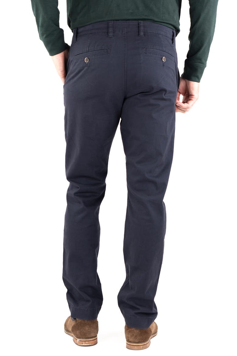 Straight Leg Stretch Cotton Twill Chino Pants, Alternate, color, NAVY BLAZER