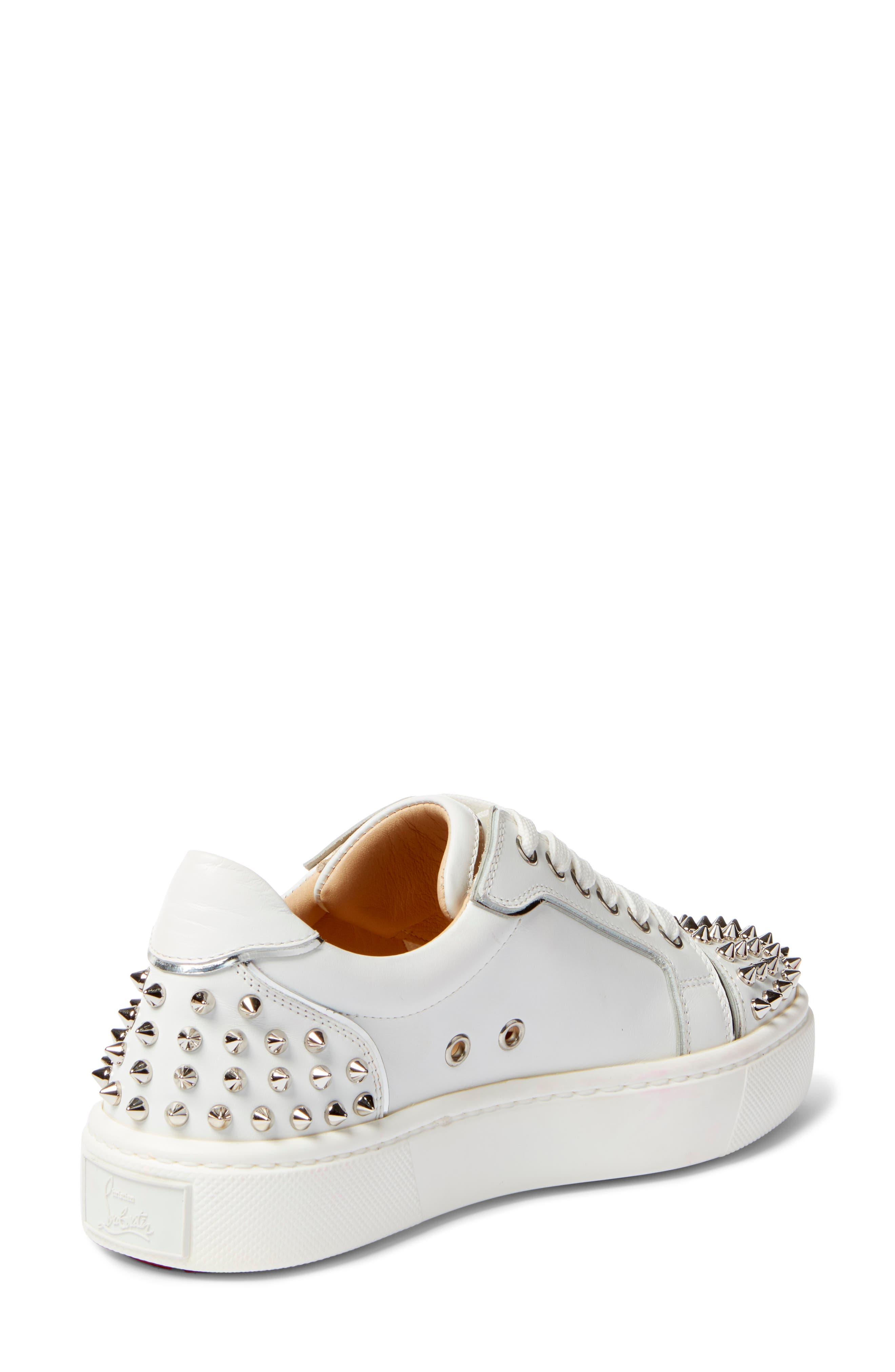 Christian Louboutin Vieirissima Spike Low Top Sneaker, Alternate, color, 