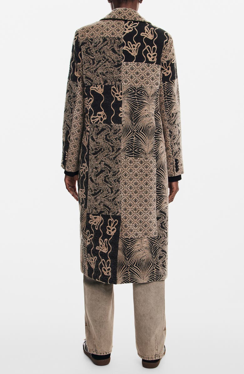 Desigual Niza Coat, Alternate, color, Beige Multi