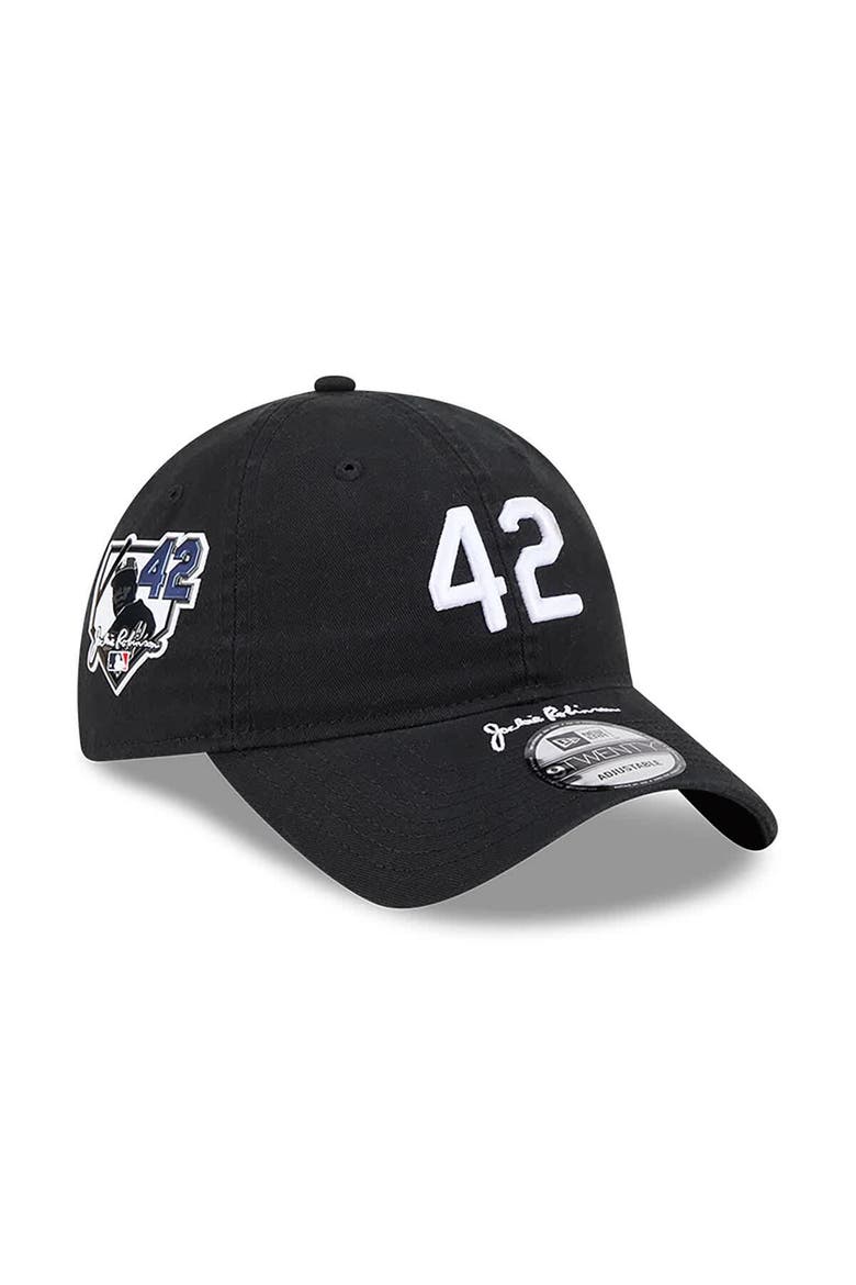 Youth New Era Black San Francisco Giants 2026 Jackie Robinson Day 9TWENTY Adjustable Hat, Main, color, Black