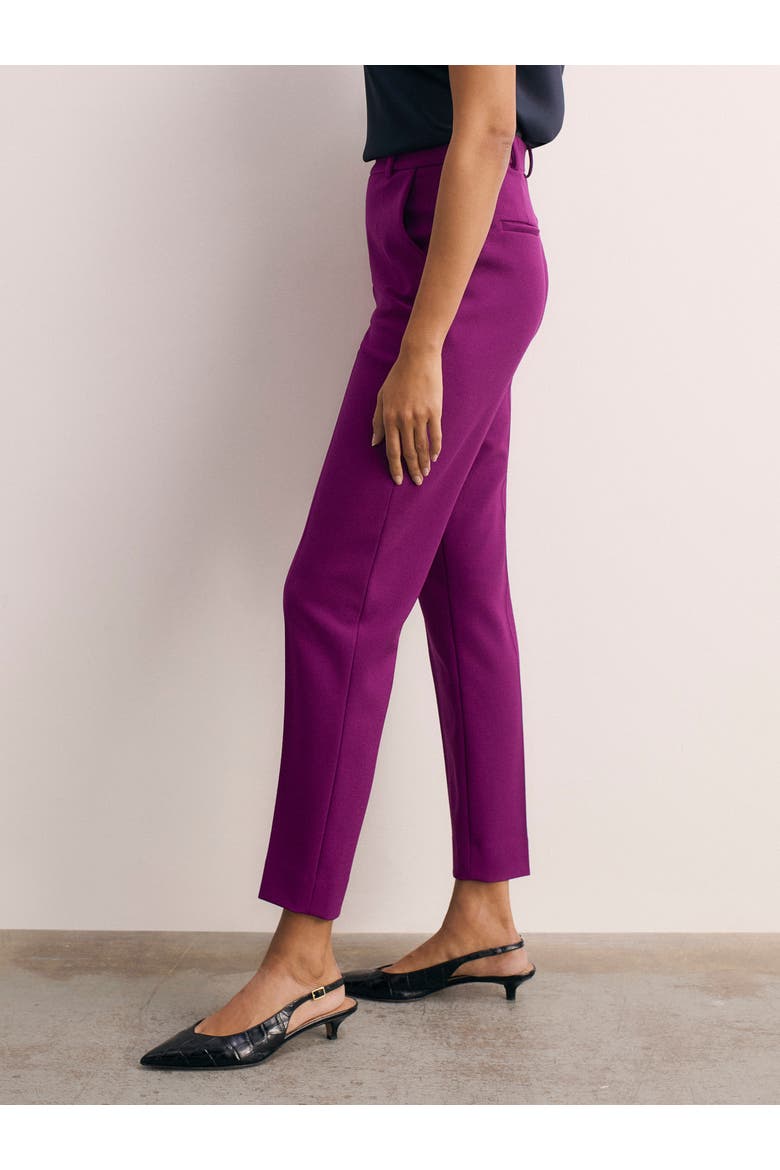Tavira Sculpt Crepe Pants, Alternate, color, Purple