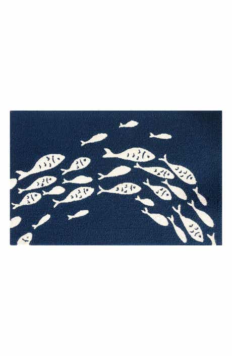 R16 HOME Fish Crossing Tufted Doormat