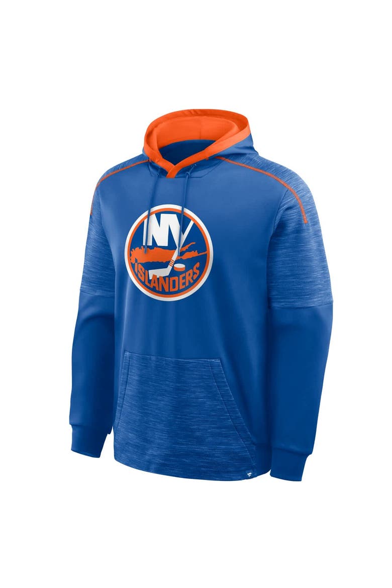 Men's Fanatics Royal New York Islanders Goaltender Defender Pullover Hoodie, Alternate, color, Royal