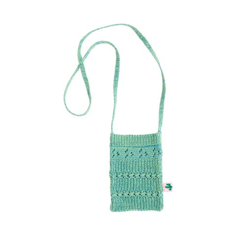 "Cactus" Crochet Crossbody Phone Bag