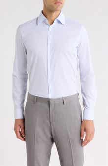 Hank Kent Slim Fit Stretch Performance Dress Shirt