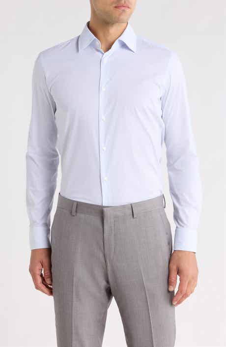 Hank Kent Slim Fit Stretch Performance Dress Shirt