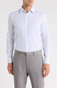 BOSS Hank Kent Slim Fit Stretch Performance Dress Shirt