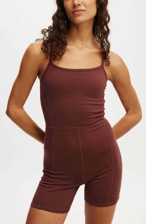 Cotton On Body Ultra Soft Bike Short All In One In Cappuccino
