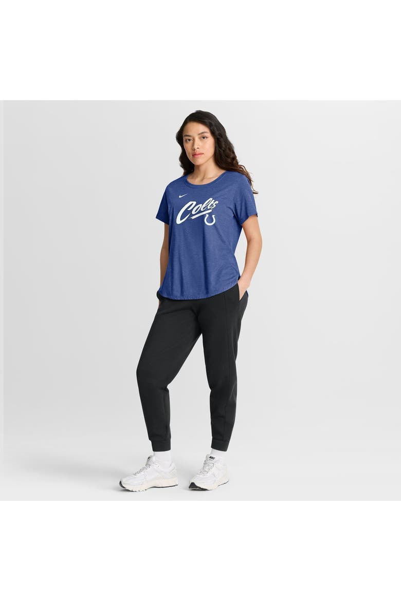 Women's Nike Royal Indianapolis Colts Primetime Tri-Blend T-Shirt, Alternate, color, Royal