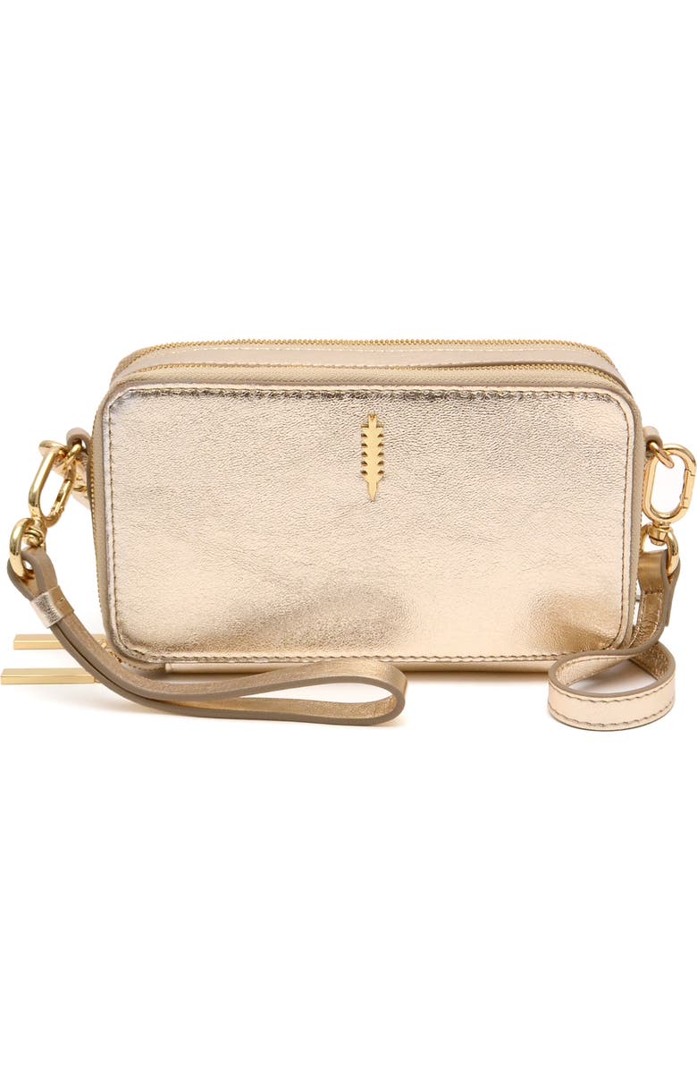 Thacker Ronnie Metallic Crossbody Bag, Main, color,
