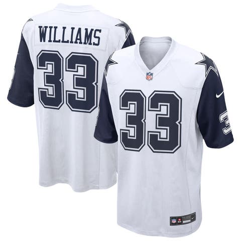Men's Nike Javonte Williams White Dallas Cowboys Alternate Game Jersey