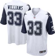 Nike Men's Nike Javonte Williams White Dallas Cowboys Alternate Game Jersey