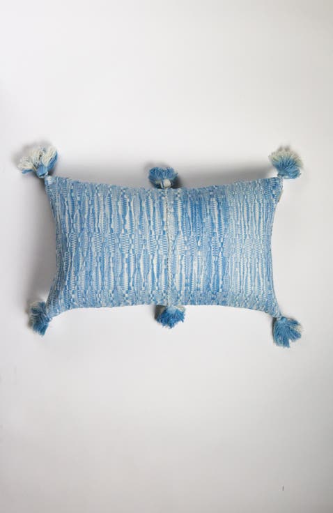 Antigua Naturally Dyed Solid Handwoven Cotton Throw Pillow