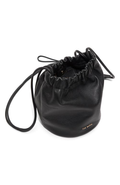 Ted Baker Camila Bucket Bag In Black/black