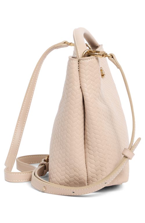 SAM EDELMAN SAM EDELMAN EVA WOVEN LEATHER SATCHEL