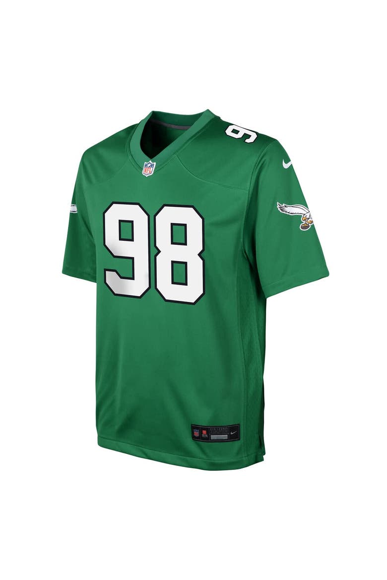 Youth Nike Jalen Carter Kelly Green Philadelphia Eagles Alternate Player Game Jersey, Alternate, color, Kelly Green