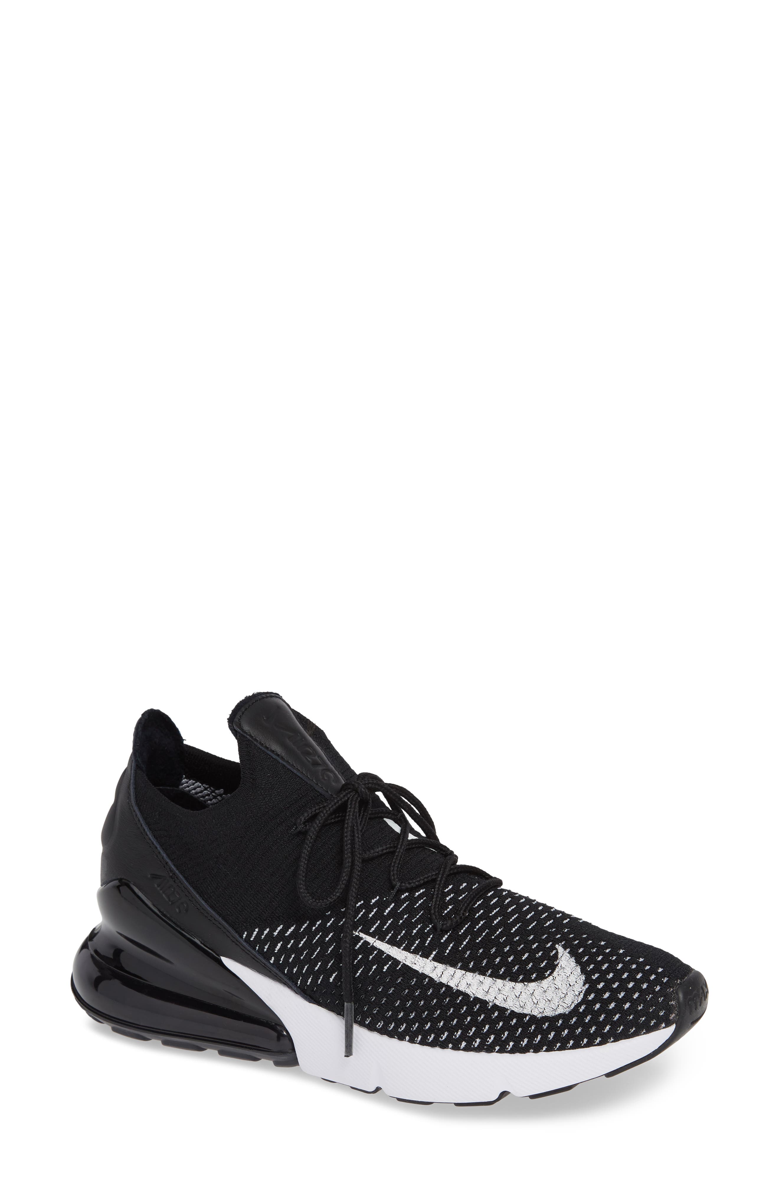 Nike Air Max 270 Flyknit Sneaker, Alternate, color, 