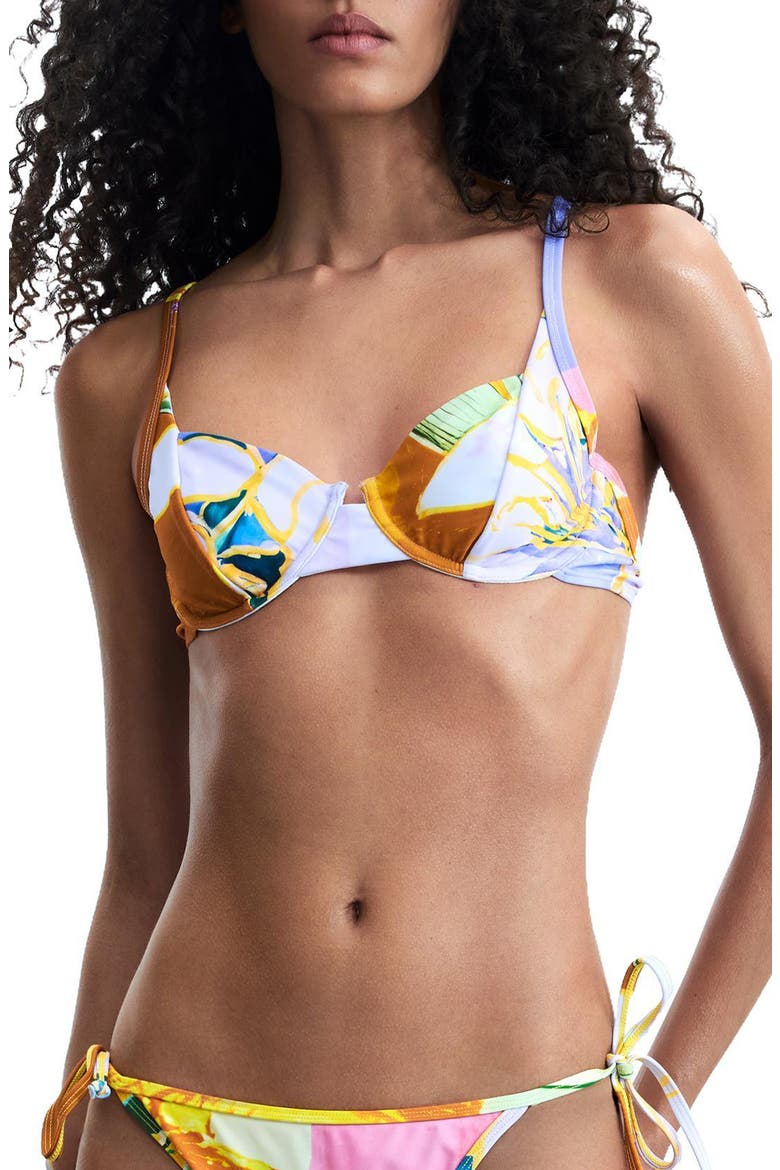 Underwire Bikini Top, Main, color, MULTI