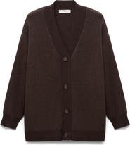 MANGO Contrast Detail Cardigan
