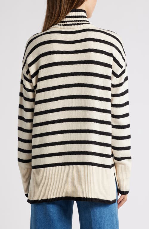 LUCKY BRAND LUCKY BRAND COTTON BLEND TURTLENECK SWEATER