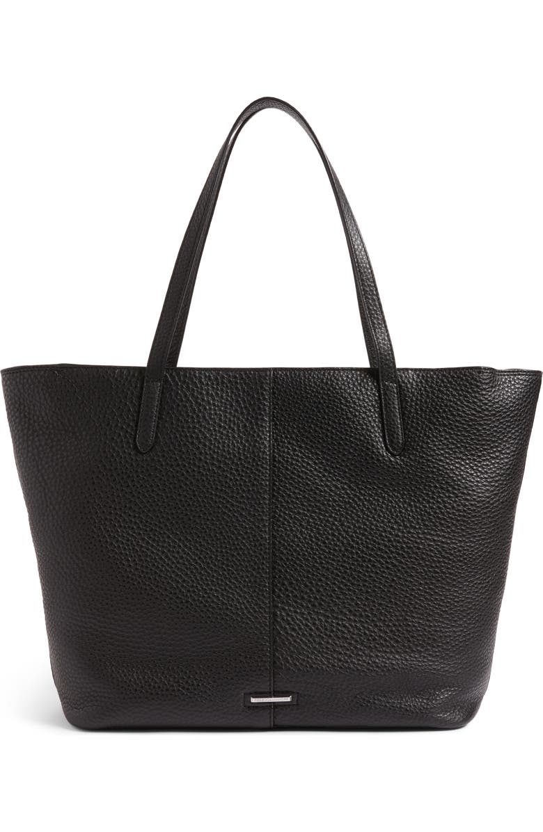 Rebecca Minkoff Unlined Front Pocket Leather Tote, Alternate, color,