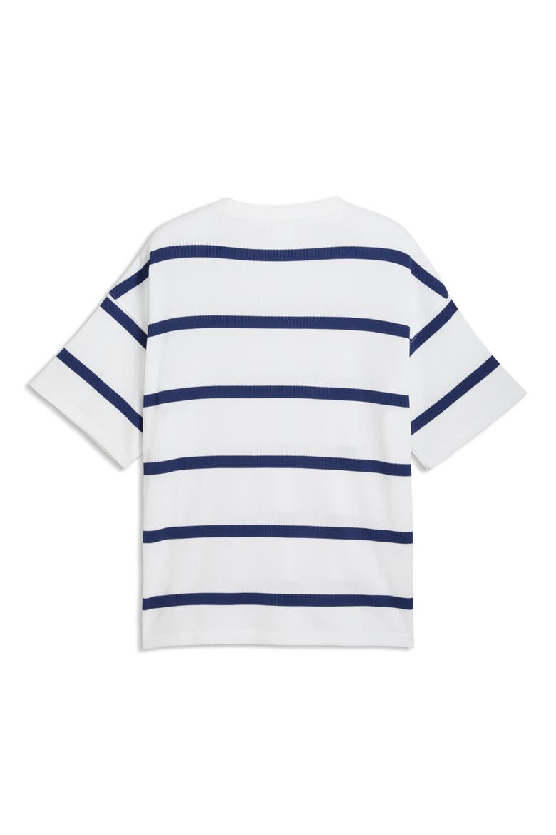Select Essentials Waffle Knit T-Shirt, Alternate, color, PUMA WHITE