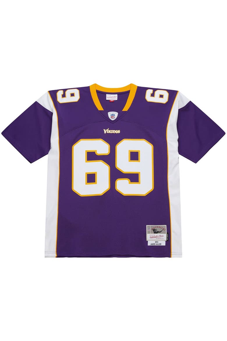 Men's Mitchell & Ness Jared Allen Purple Minnesota Vikings 2011 Legacy Replica Jersey, Alternate, color, Purple