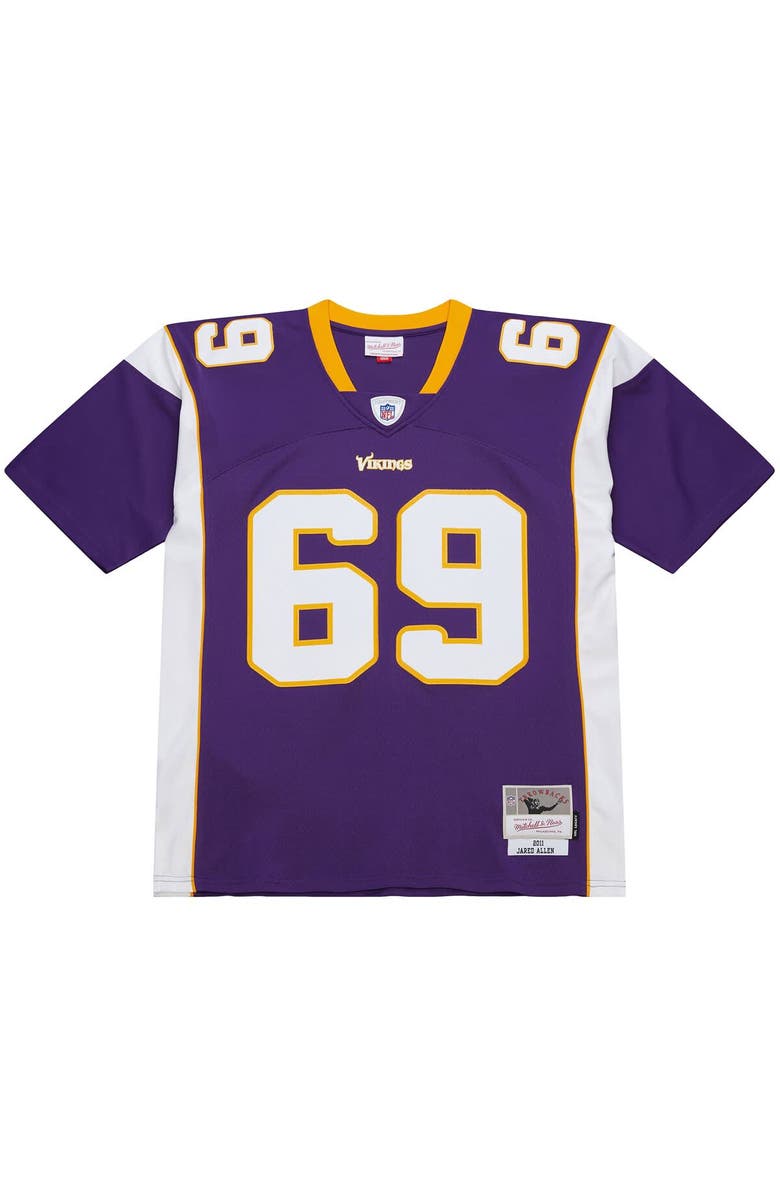 Mitchell & Ness Men's Mitchell & Ness Jared Allen Purple Minnesota Vikings 2011 Legacy Replica Jersey, Alternate, color, Purple