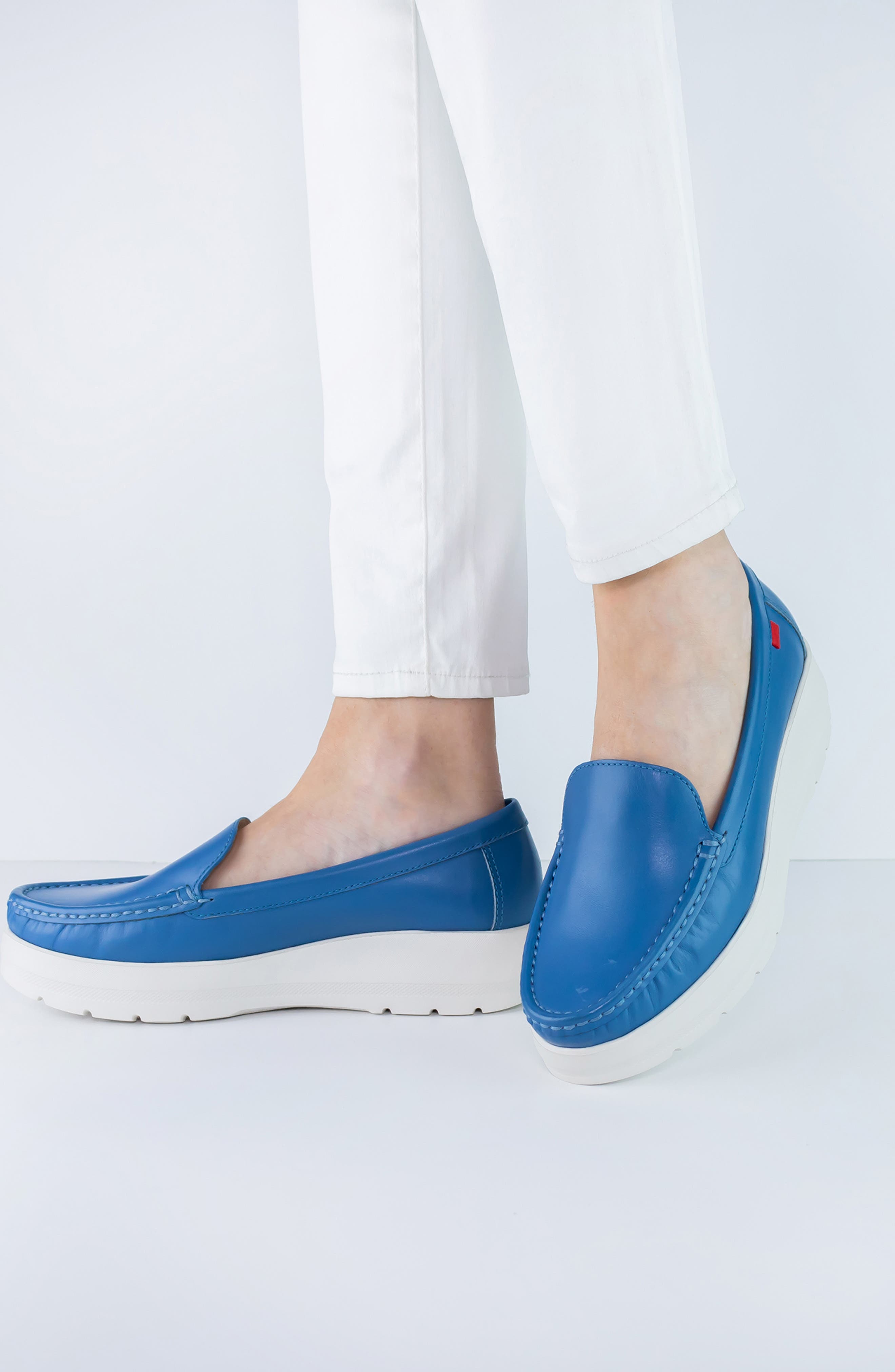 Marc Joseph New York Prospect Park Wedge Loafer, Alternate, color, Black Svelte Patent