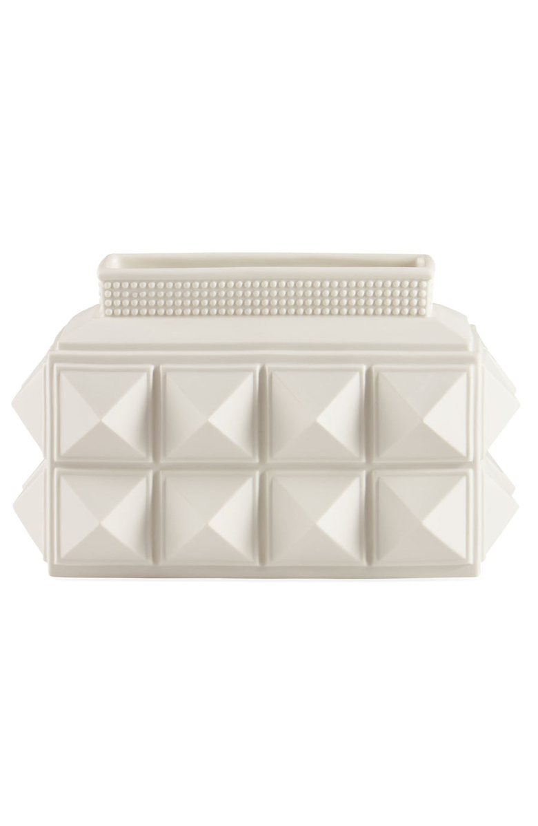 Jonathan Adler Charade Studded Low Vase, Main, color,