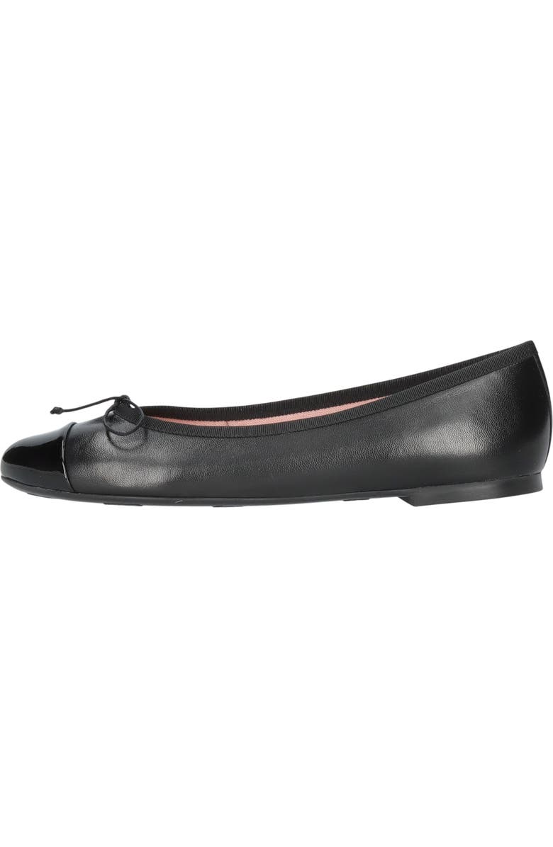Pretty Ballerinas Toecap Ballet Flat, Alternate, color, Black