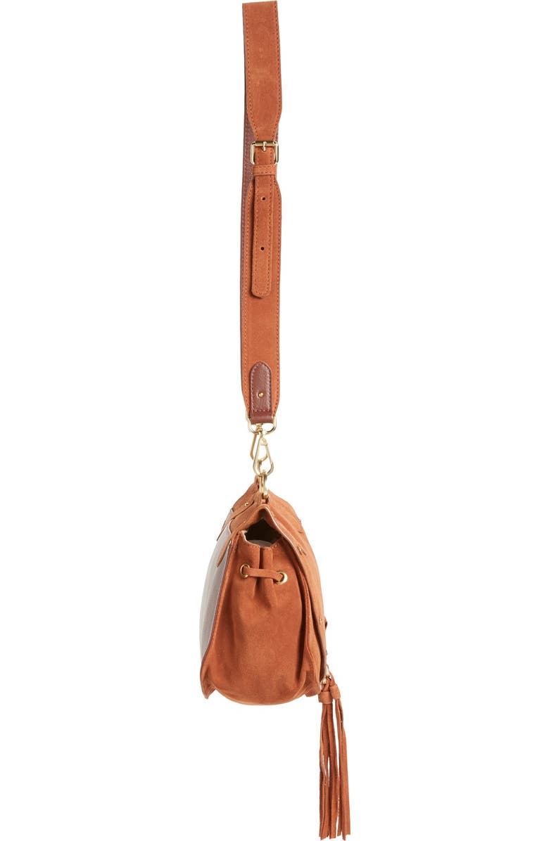 See by Chloé 'Medium Collins' Leather & Suede Messenger Bag, Alternate, color,