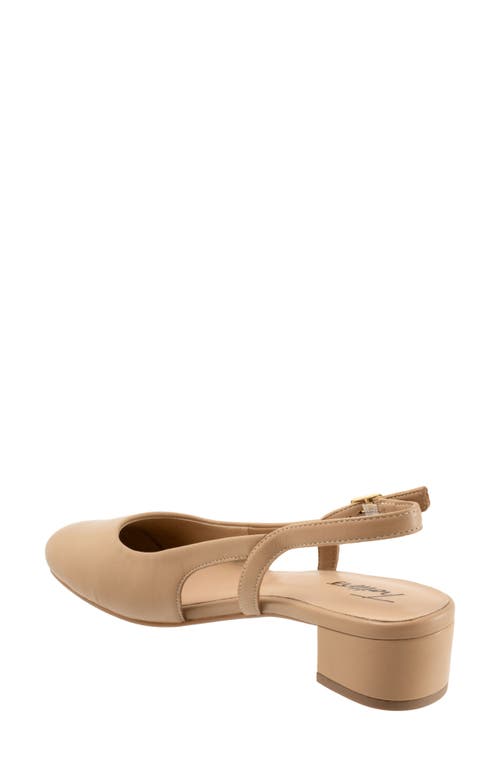 Trotters Dottie Slingback Pump In Beige