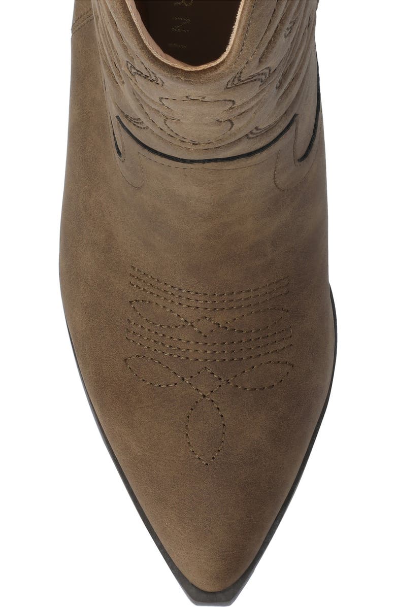 Journee Collection Chantry Western Boot, Alternate, color, Brown Pu