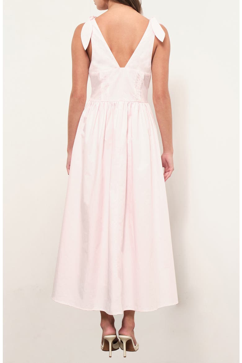 Remi Lace Detail Cotton Dress, Alternate, color, BABY PINK