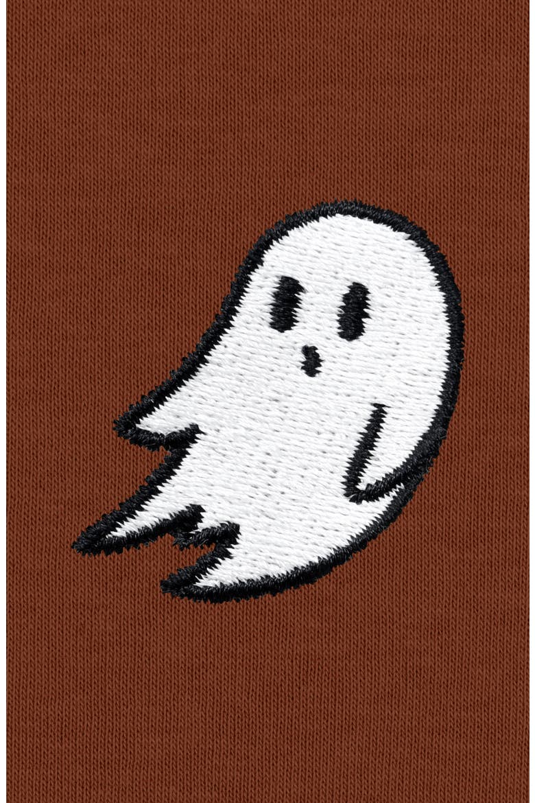 Ghost Relaxed Midweight Fleece Crewneck Sweatshirt, Alternate, color, Clay
