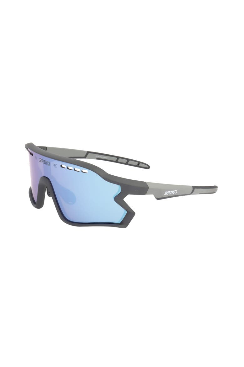 Shield Sport Sunglasses, Alternate, color, Grey Oslo
