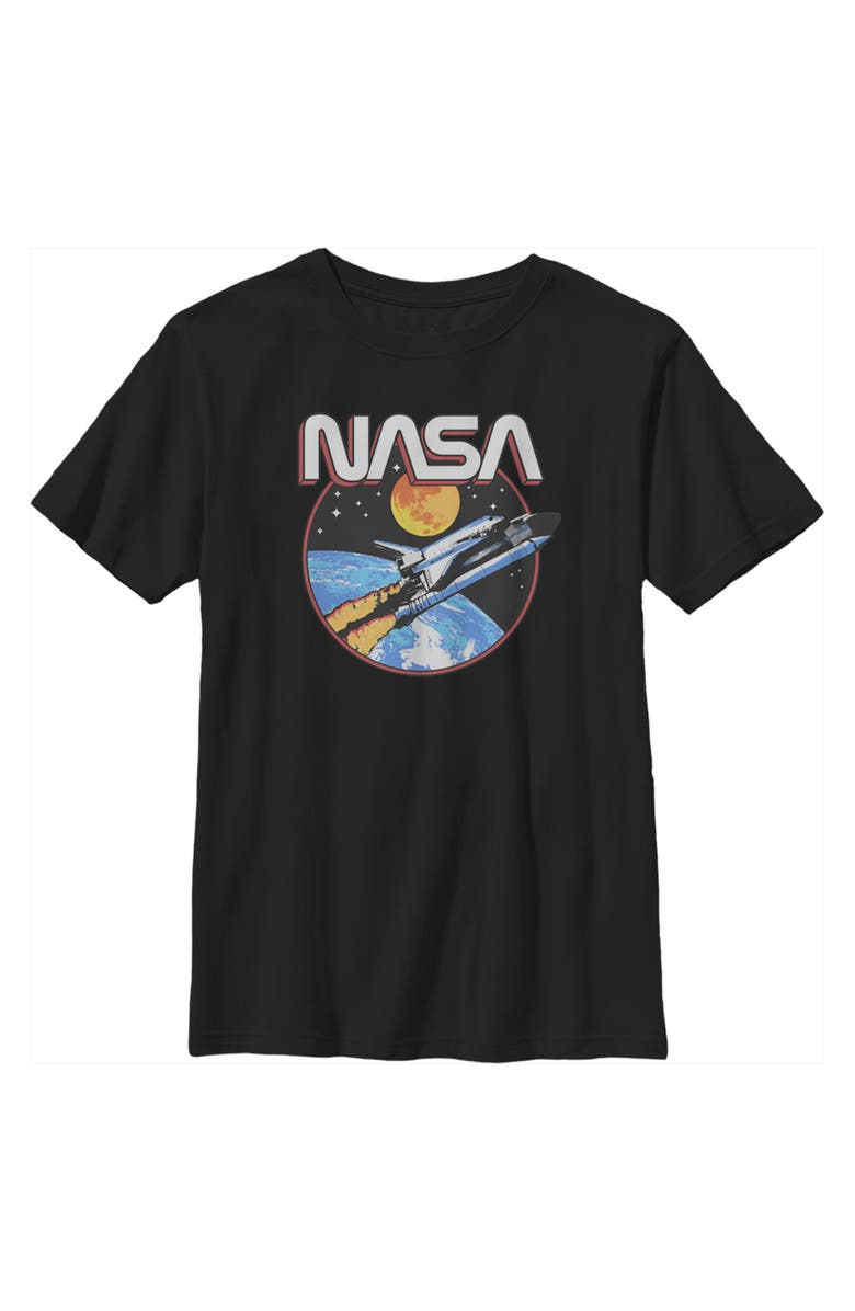 NASA Boy's NASA Shuttle Journey Graphic T-Shirt, Main, color, Black