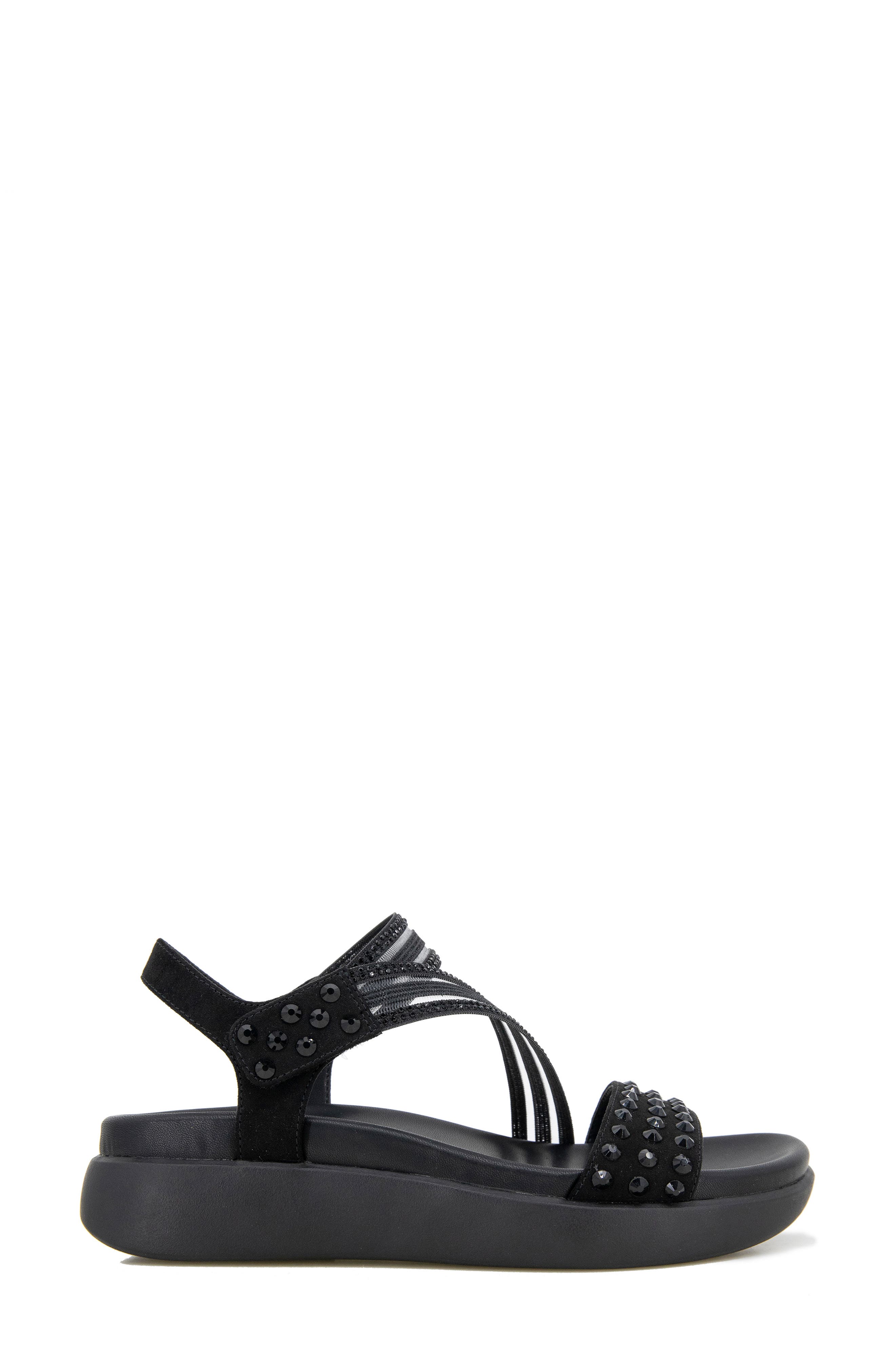 Reaction Kenneth Cole Taryn Rhinestone Strap Sandal, Alternate, color, 