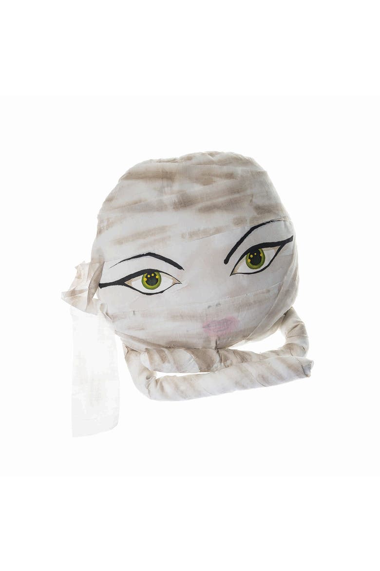 Cleopatra Zombinaland Halloween Decorative Figurine Pillow, Main, color, Beige
