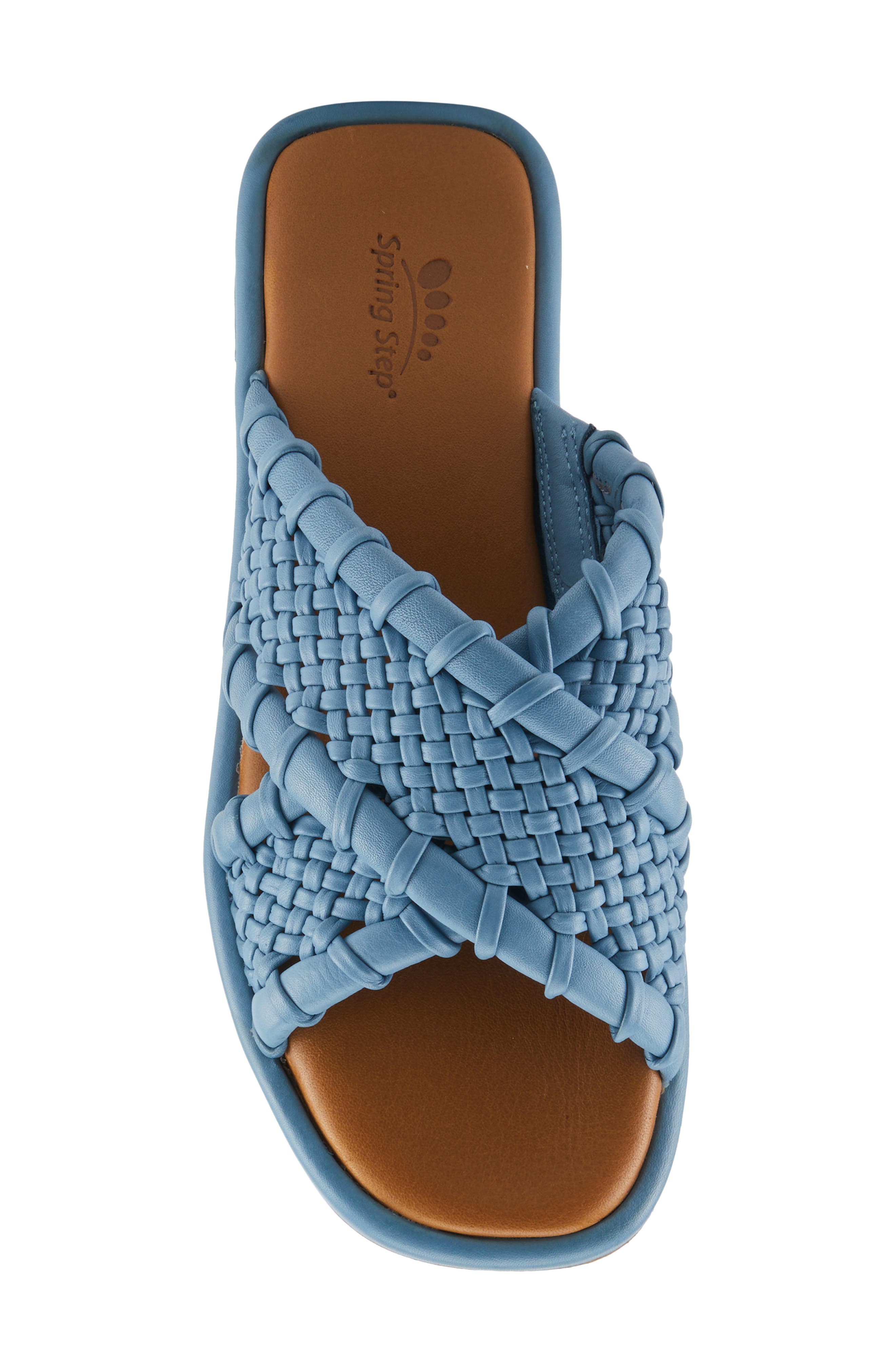 Montauk Slide Sandal, Alternate, color, DENIM BLUE
