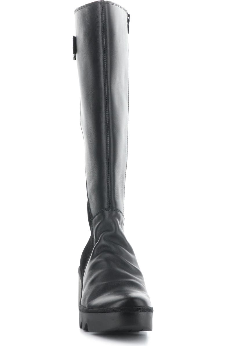 Fly London Befy Knee High Platform Wedge Boot, Alternate, color,