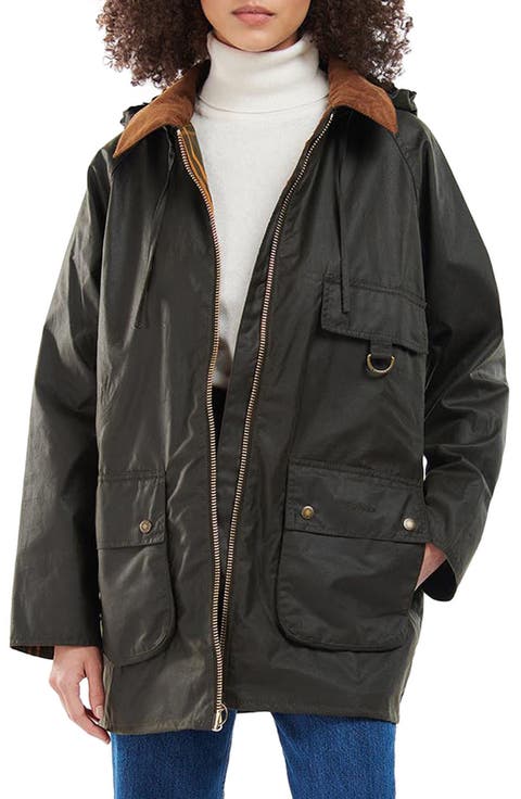 Highclere Hooded Waxed Jacket