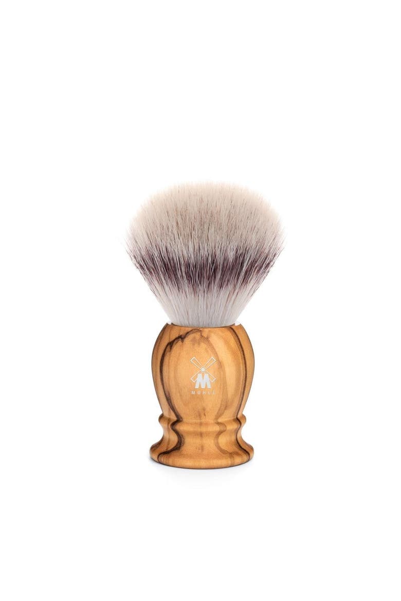 Classic Small Olive Wood Silvertip Fiber Shaving Brush, Main, color, Olive Wood