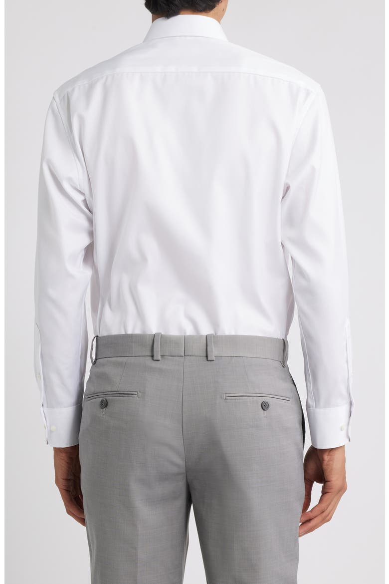 Cover Modern Fit Non-Iron Cotton Cover Shirt, Alternate, color, WHITE