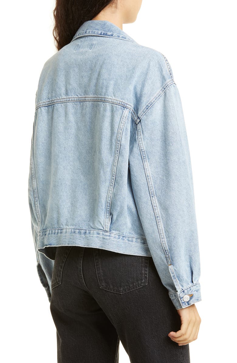 AGOLDE Charli Oversize Denim Jacket, Alternate, color,