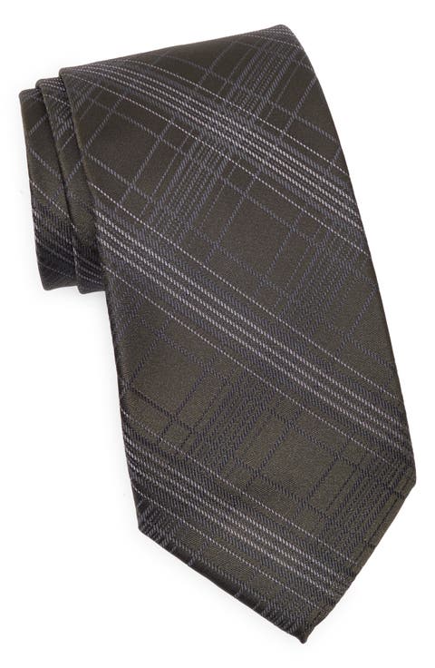 Jayden Plaid Print Tie