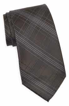 Calvin Klein Jayden Plaid Print Tie