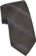 Calvin Klein Jayden Plaid Print Tie