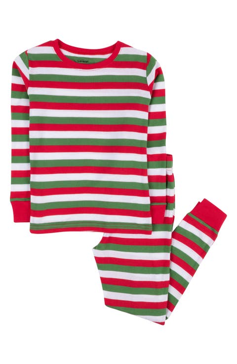 Striped 2-Piece Cotton Pajamas